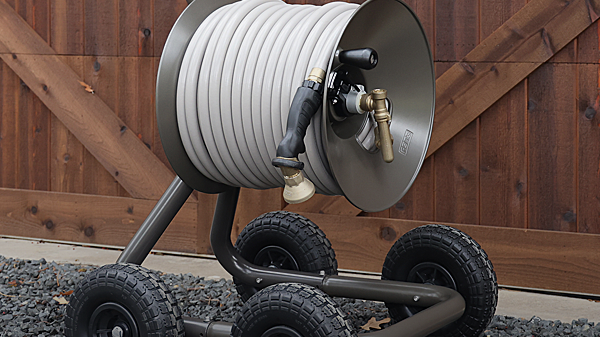 How to Reel a Polyurethane Garden Hose Onto an ELEY Hose Reel