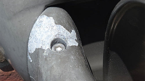 How to Fix Peeling or Bubbling Powder Coat Paint on a Hose Reel