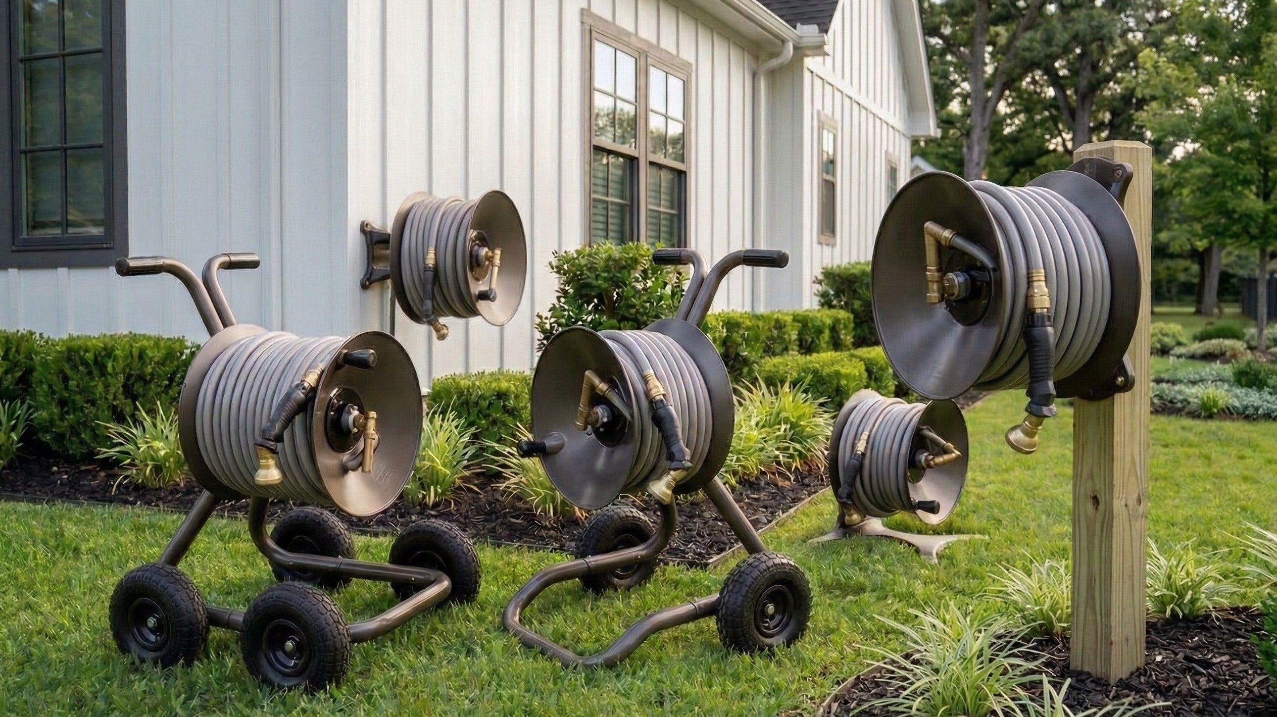 What Style of Garden Hose Reel is Right for You?