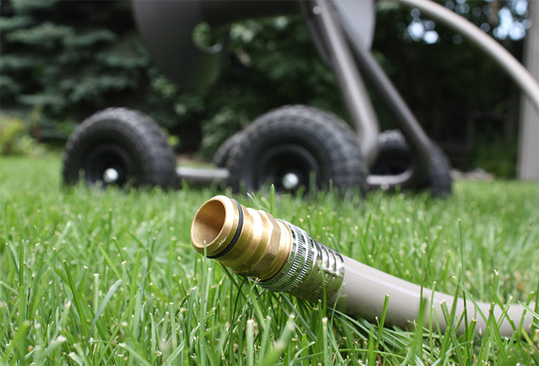 Eley Quick-Connect Plug attached to hose