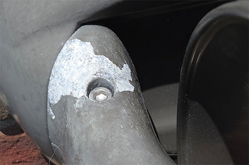 How to Fix Peeling or Bubbling Powder Coat Paint on a Hose Reel