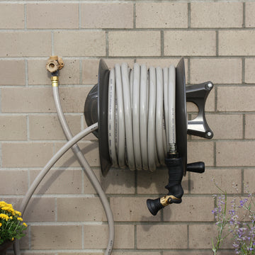 Eley Hose Steel Stand Hose Reel Wall Mount Garden Hose Reel – Eley