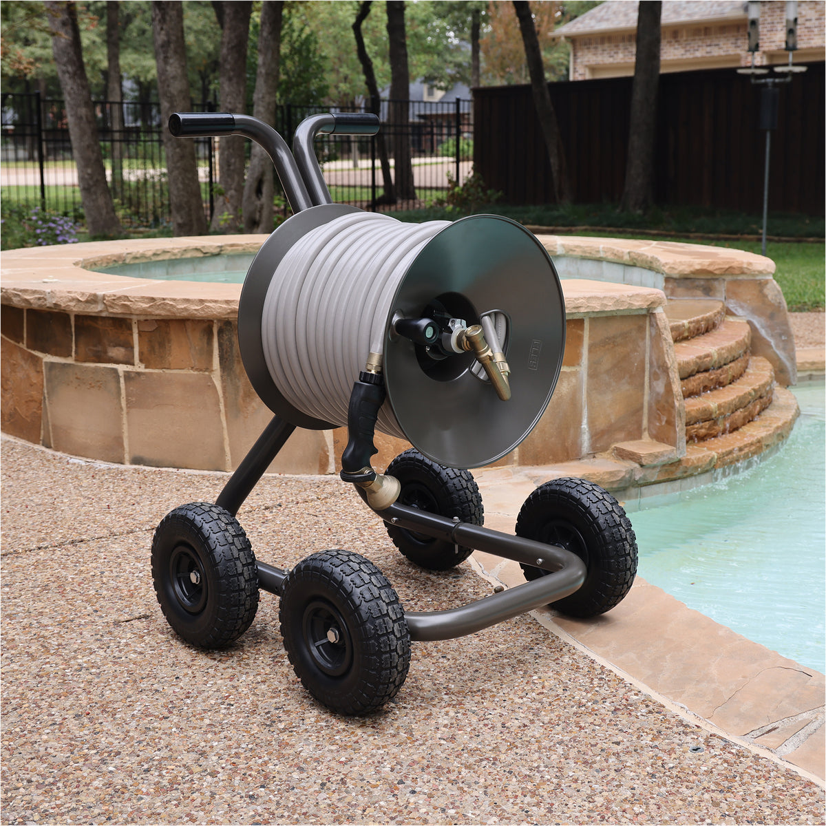4 Wheel Garden Hose Reel Cart Eley Hose Reels