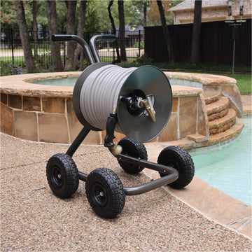 4 Wheel Garden Hose Reel Cart – Eley Hose Reels