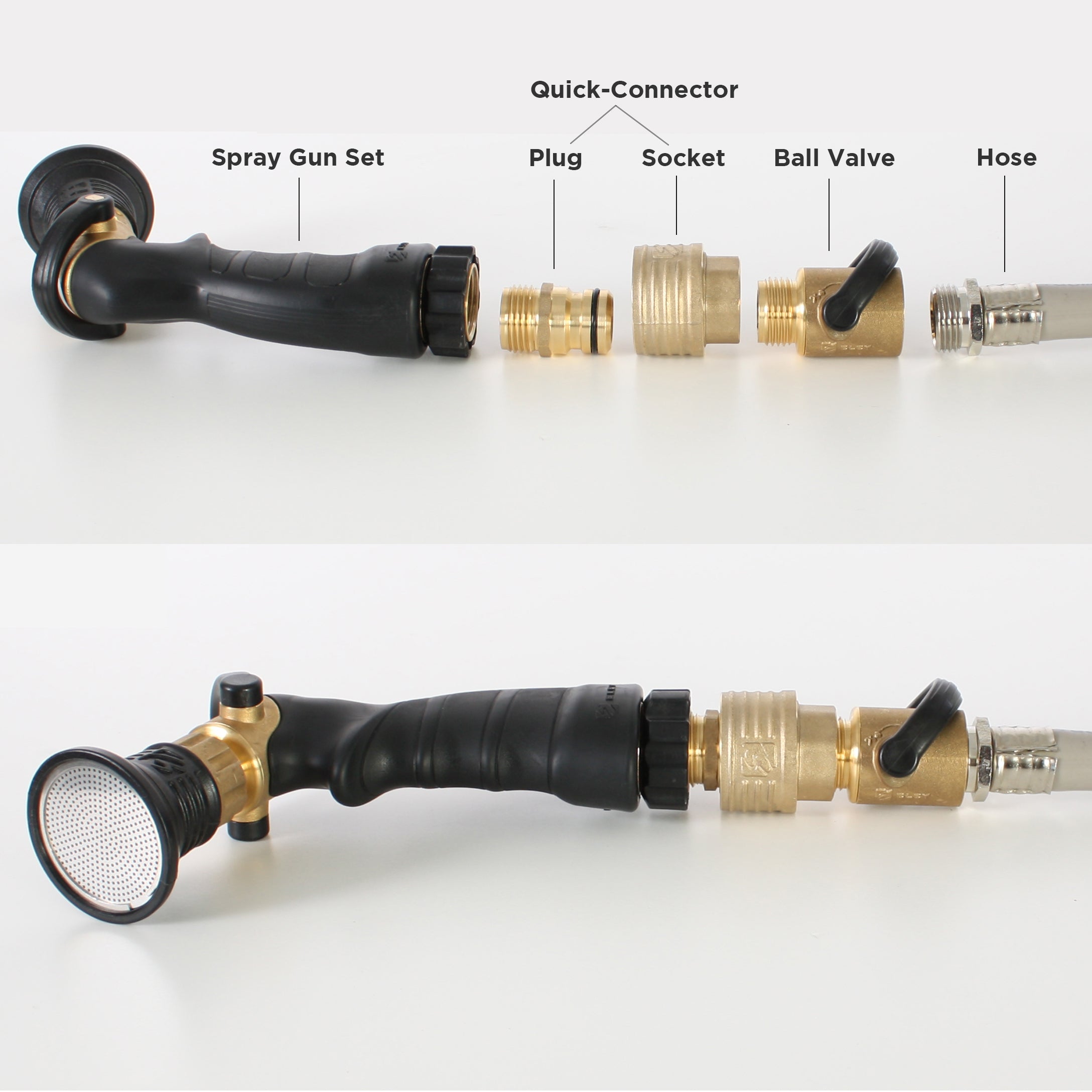 Brass Garden Hose Shut Off Valve - Thumbnail 2