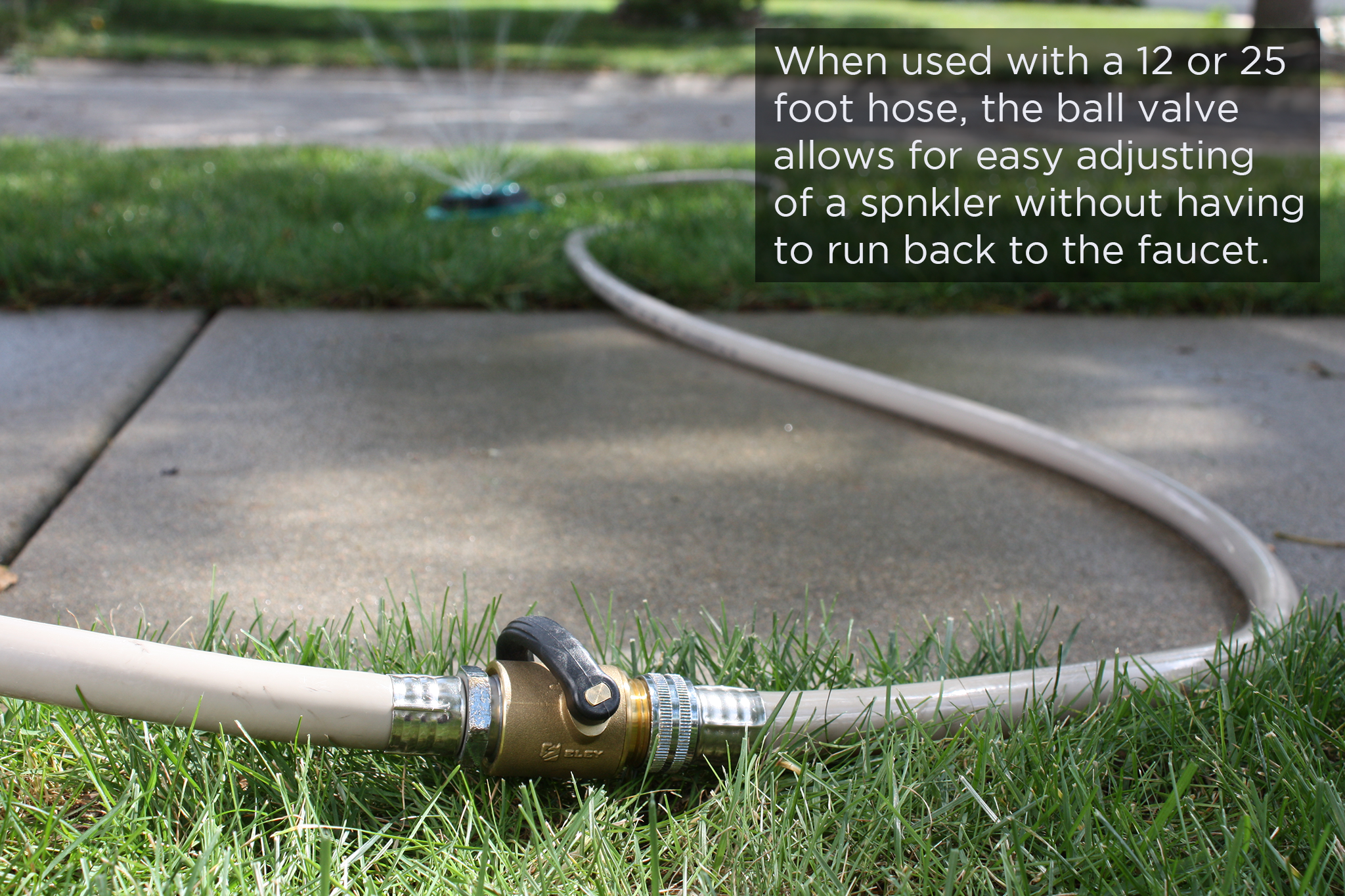 Brass Garden Hose Shut Off Valve - Thumbnail 4