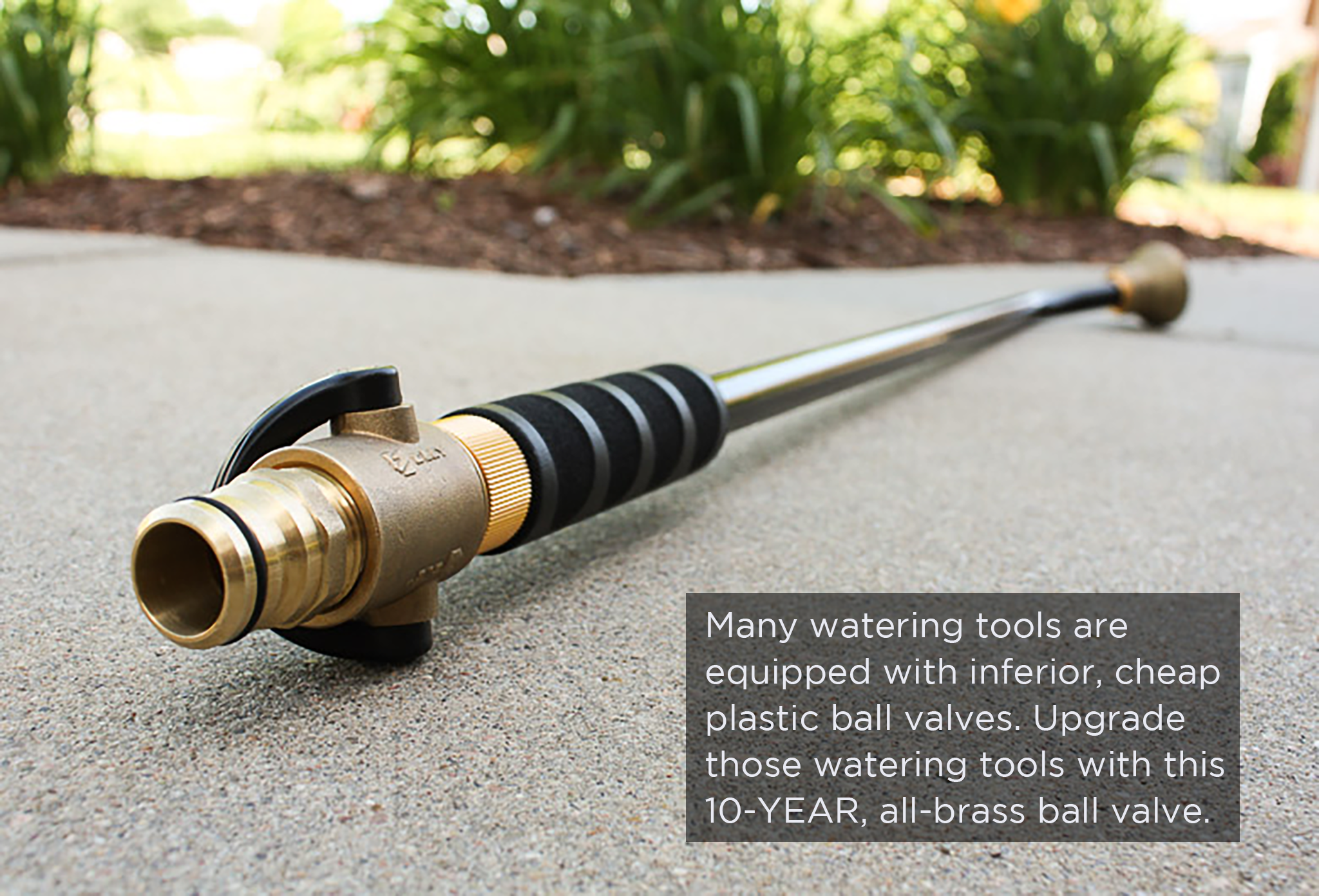 Brass Garden Hose Shut Off Valve - Thumbnail 5