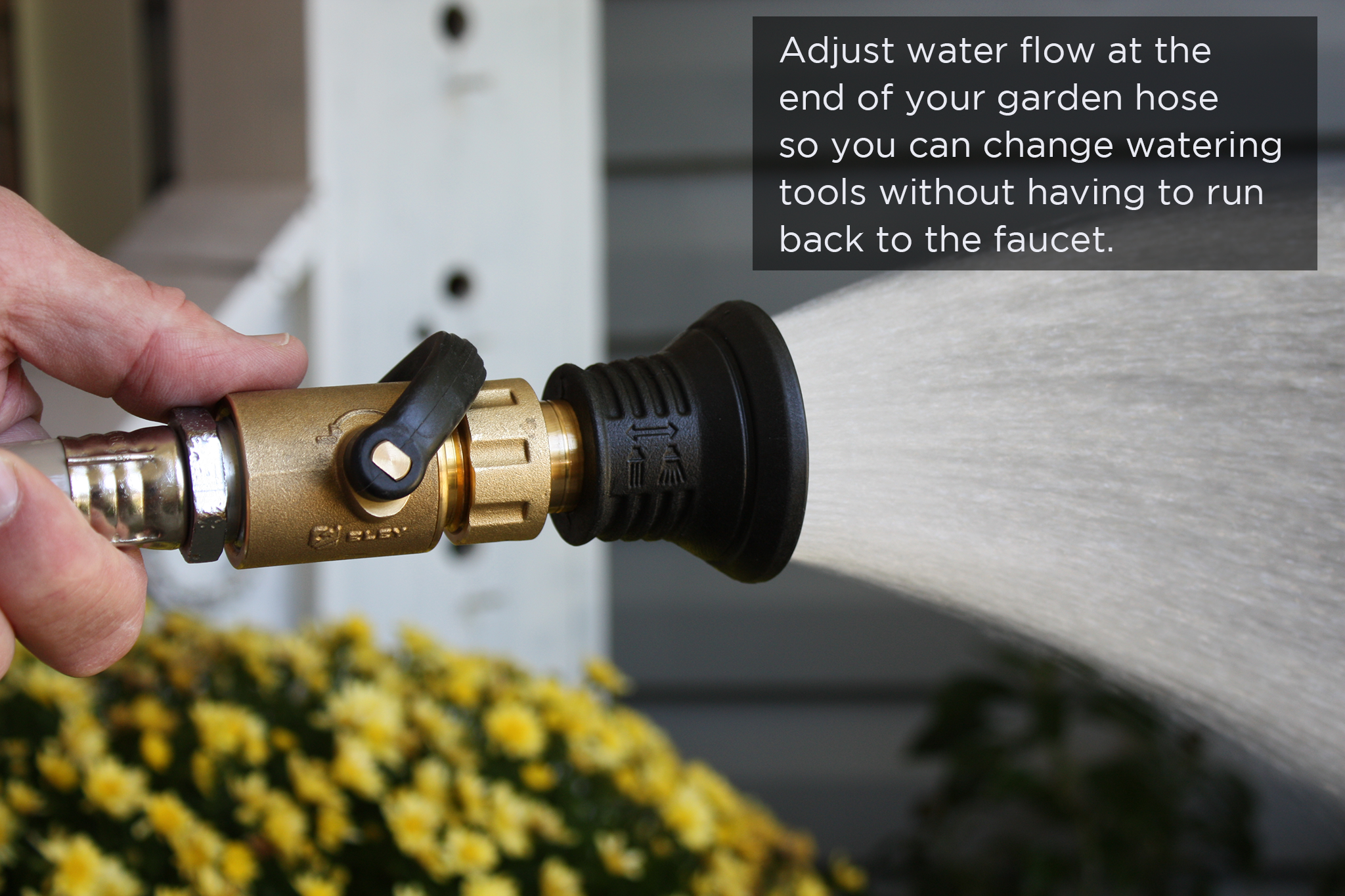 Brass Garden Hose Shut Off Valve - Thumbnail 3