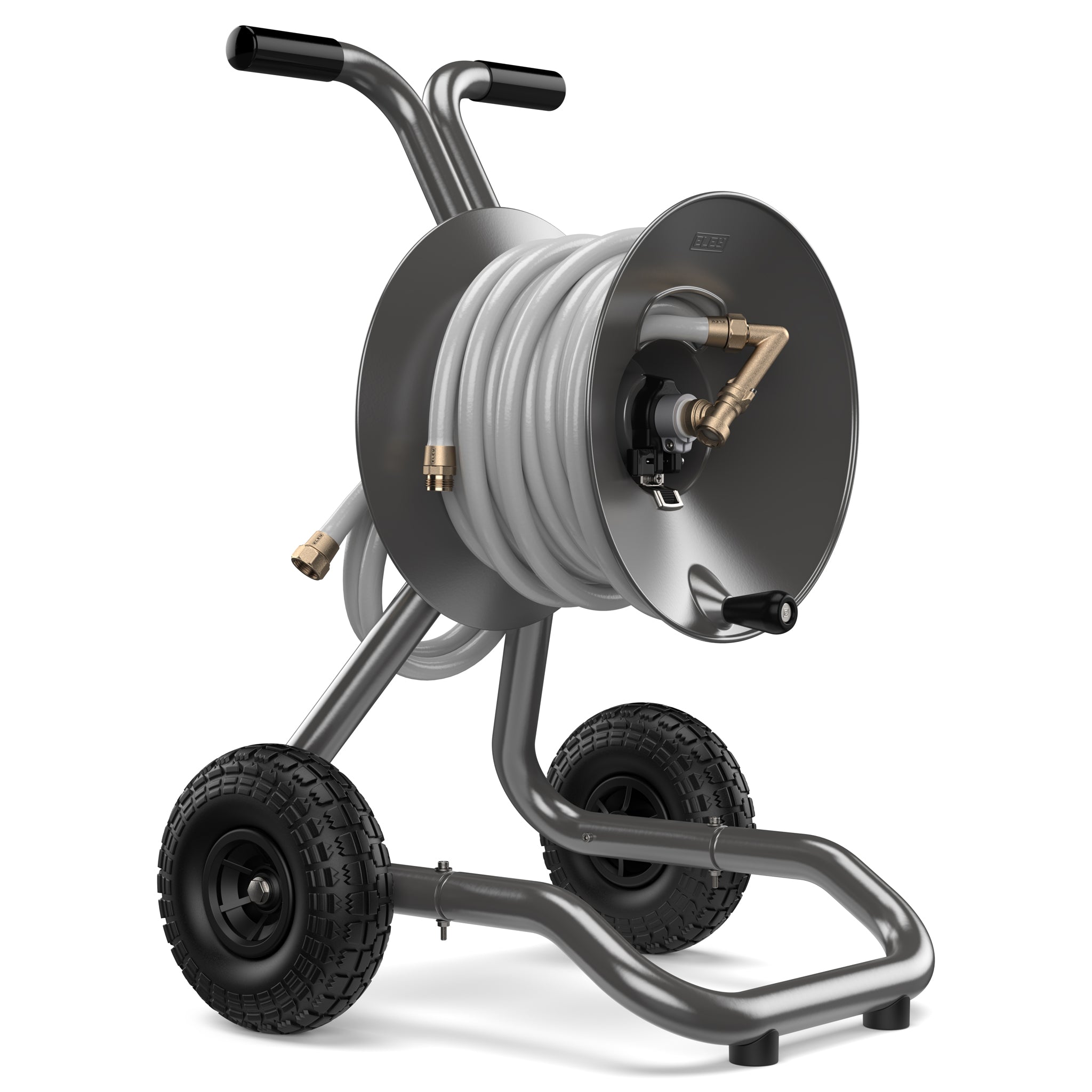 2-Wheel Garden Hose Reel Cart