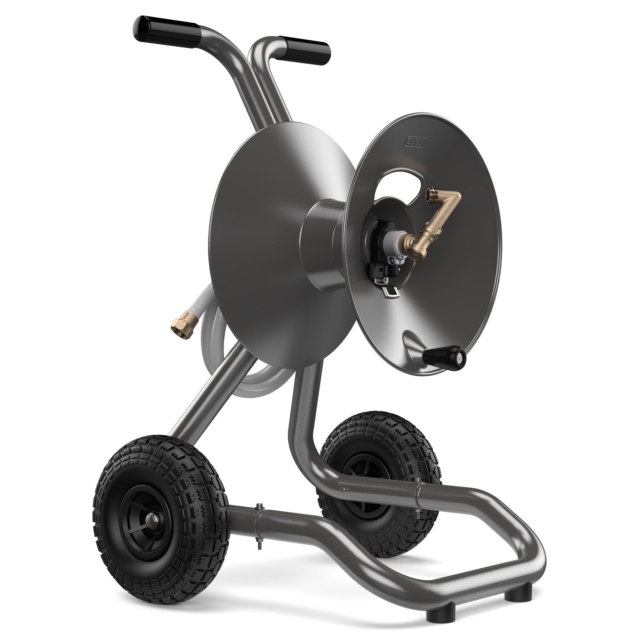 Did you know that the Hills Auto Retracting Hose Reel has a foldable handle  for easy transport around the garden? When connected to the w