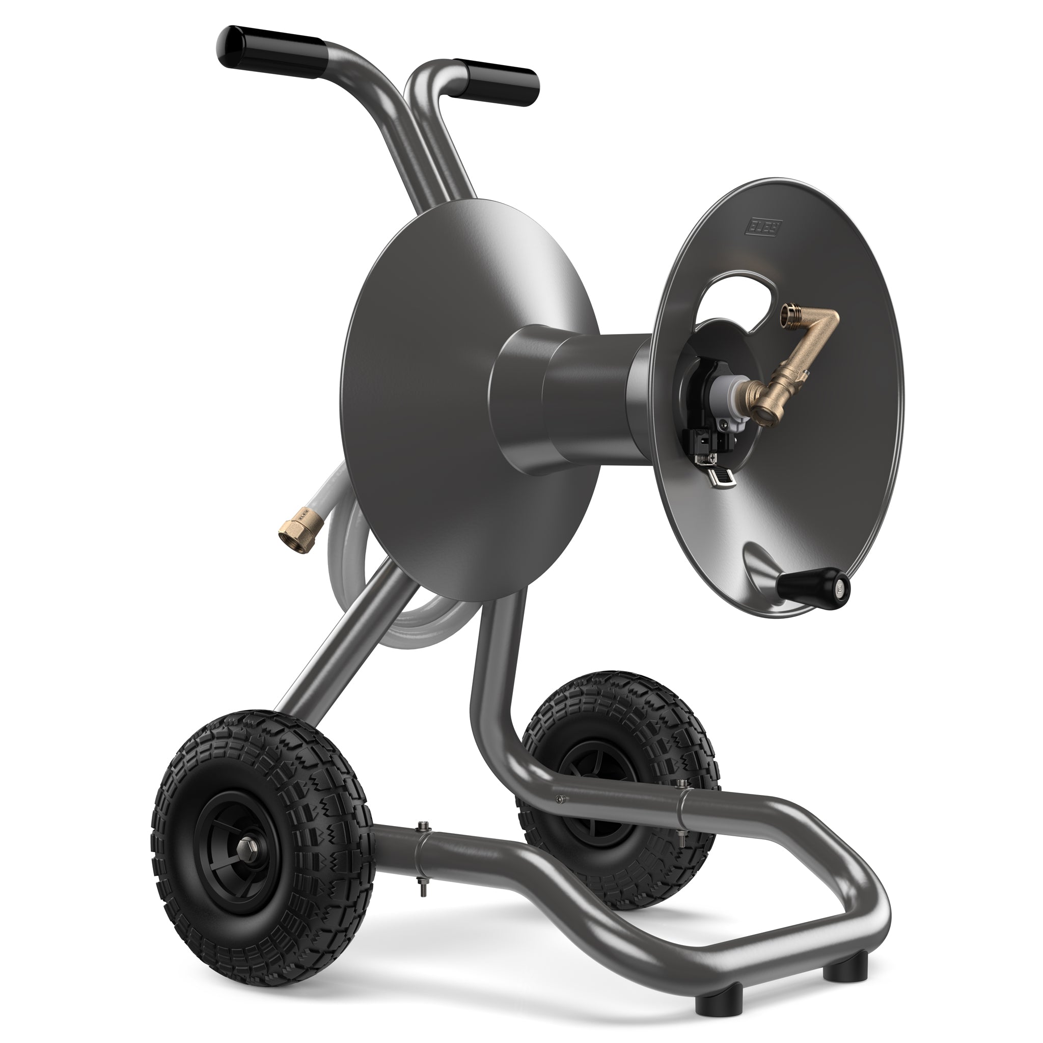 2-Wheel Garden Hose Reel Cart – Eley Hose Reels