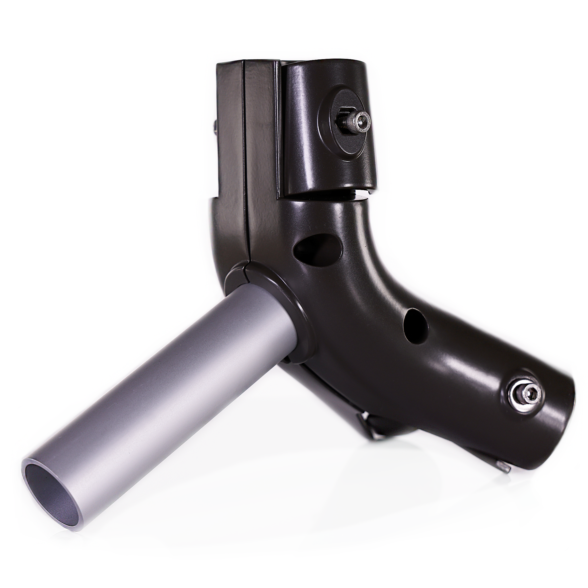 Eley Cart Frame Wye Assembly. Rapid Reel and Eley 1043 models.  Assembly includes all screws, nuts, handle and leg clamps, a standard short axle and the two frame wye halves
