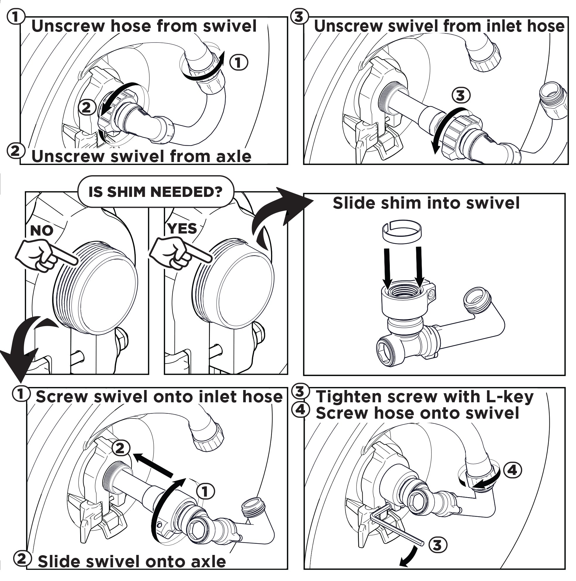 Garden Hose Reel Swivel ELEY Hose Reels