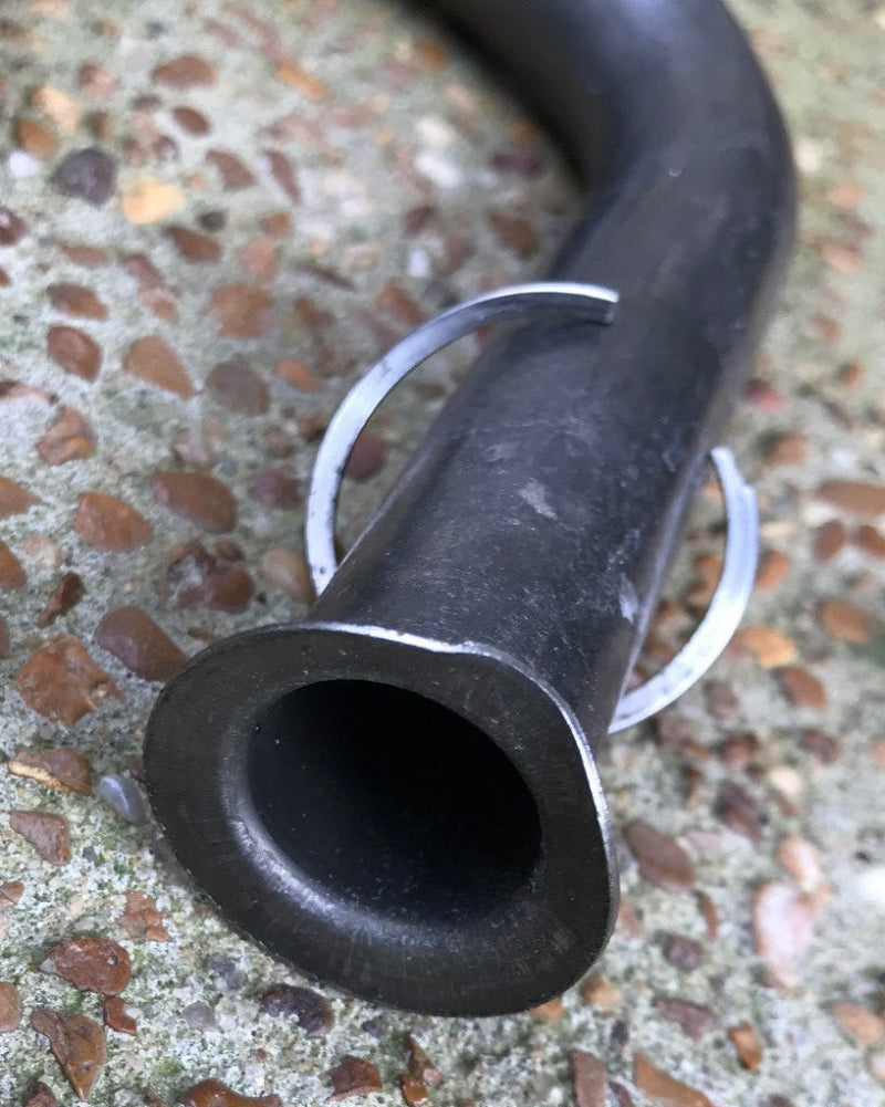 Pipe Separation, Retaining Ring Failure, and Distorted Pipe End on 4112 swivel laying on ground 
