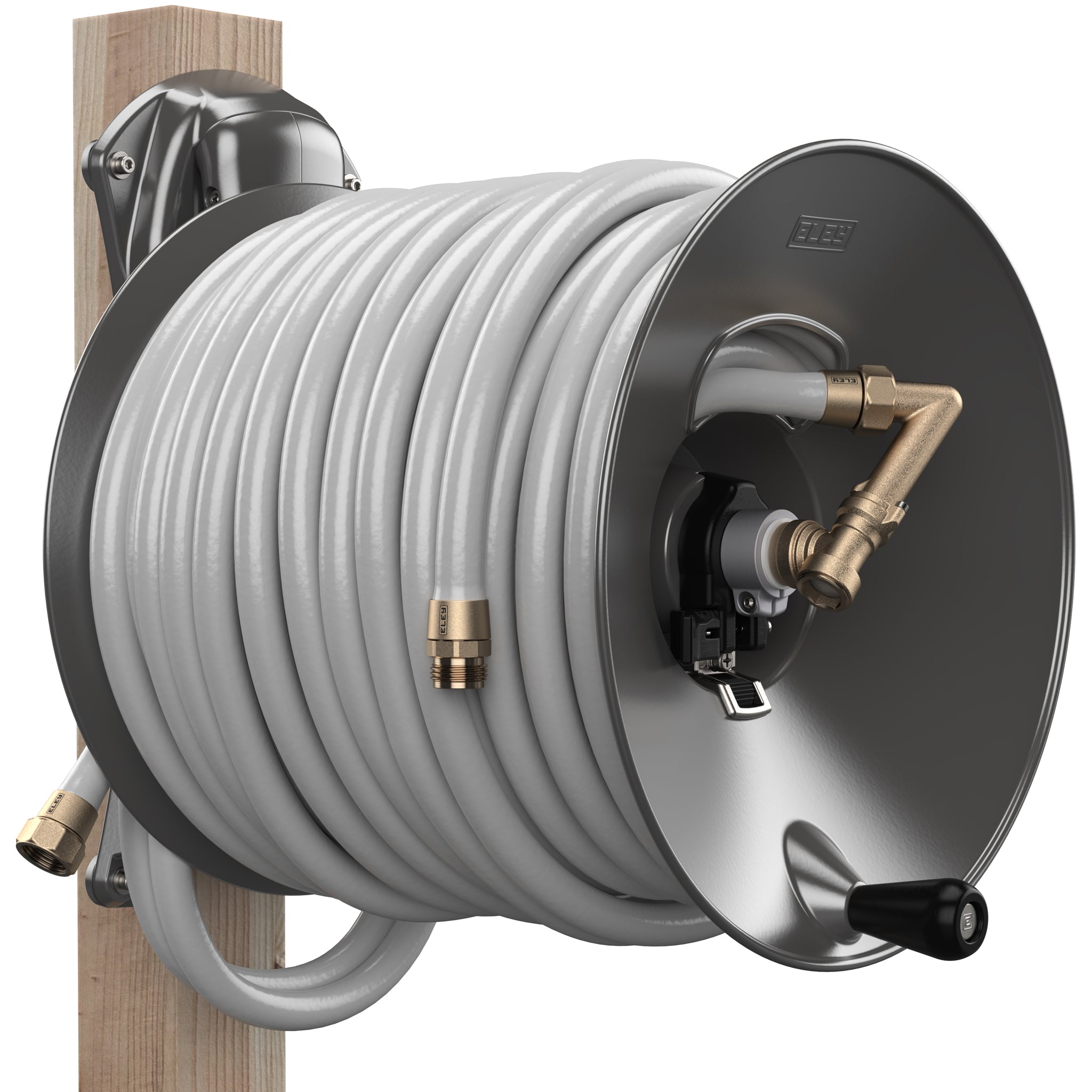 Plastic 200-ft Wall-Mount Hose Reel