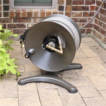  ELEY Hose Reel Cart with Wheels - Portable Heavy Duty