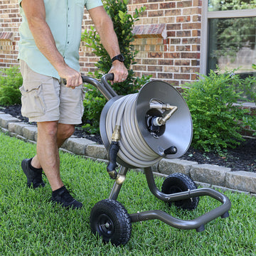 2-Wheel Garden Hose Reel Cart