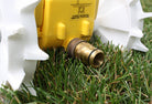 Eley Quick-Connect Plug attached to sprinkler