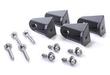 powdered coated brackets and mounting hardware included in Eley Wood Post Kit
