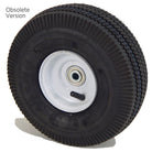 Flat-free tire sold from 2000 through 2006, 1/2-inch threaded-carriage bolt axle (2)